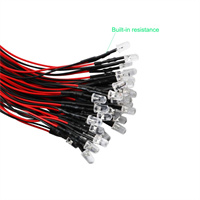 LED Lamp beads ,Super Bright 12V24V Round Head With Wire Harness