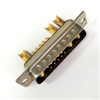 13W3 Power D-Sub 10A/20A/30A/40A Male Solder Type High Current Connector