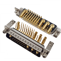 36W4 Power D-Sub Male DIP Type Connector