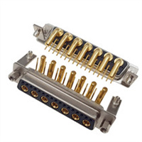 24W7 Power D-Sub Female DIP Type Connector