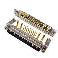 21W4 Power D-Sub Male DIP Type Connector
