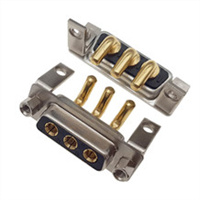 3W3 Power D-Sub Female DIP Type Connector
