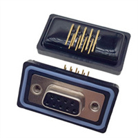 9P Waterproof Type D-SUB Connector Righ Angle Female