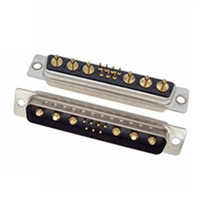 10A/20A/30A/40A 13W6 D-SUB Connector Male Power Contact Straight DIP Type