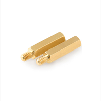 Custom Brass HEX Dowel Pin