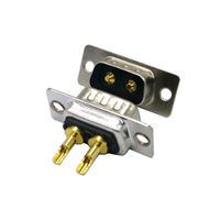 2W2 Power D-Sub Connector Male  10A/20A/30A/40A Solder Type