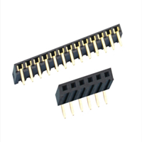 2.54mm Female Header Right Angled type H8.5 1Row