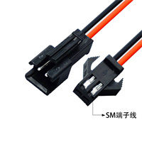 JST SM2.54mm 2P Wire harness Cable Assembly