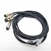 GX12 Female to Male connector Customized 4-core aviation cable