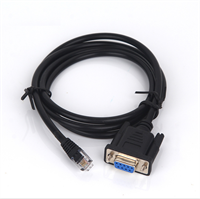 DB9 To RJ11 adapter cable 4P4C 2M length PE bag packing