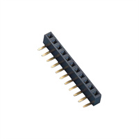 1.00mm Female Header Connector H2.0 2P To 50P Dual Row Right Angle G/F